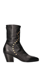 CELINE Cowboy Boots Studs Black