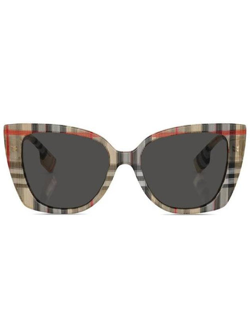 Burberry Eyewear Cat Eye Frame Sunglasses Beige