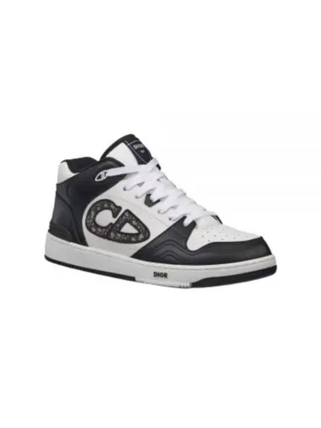 B57 High Top Sneakers Black White Dior