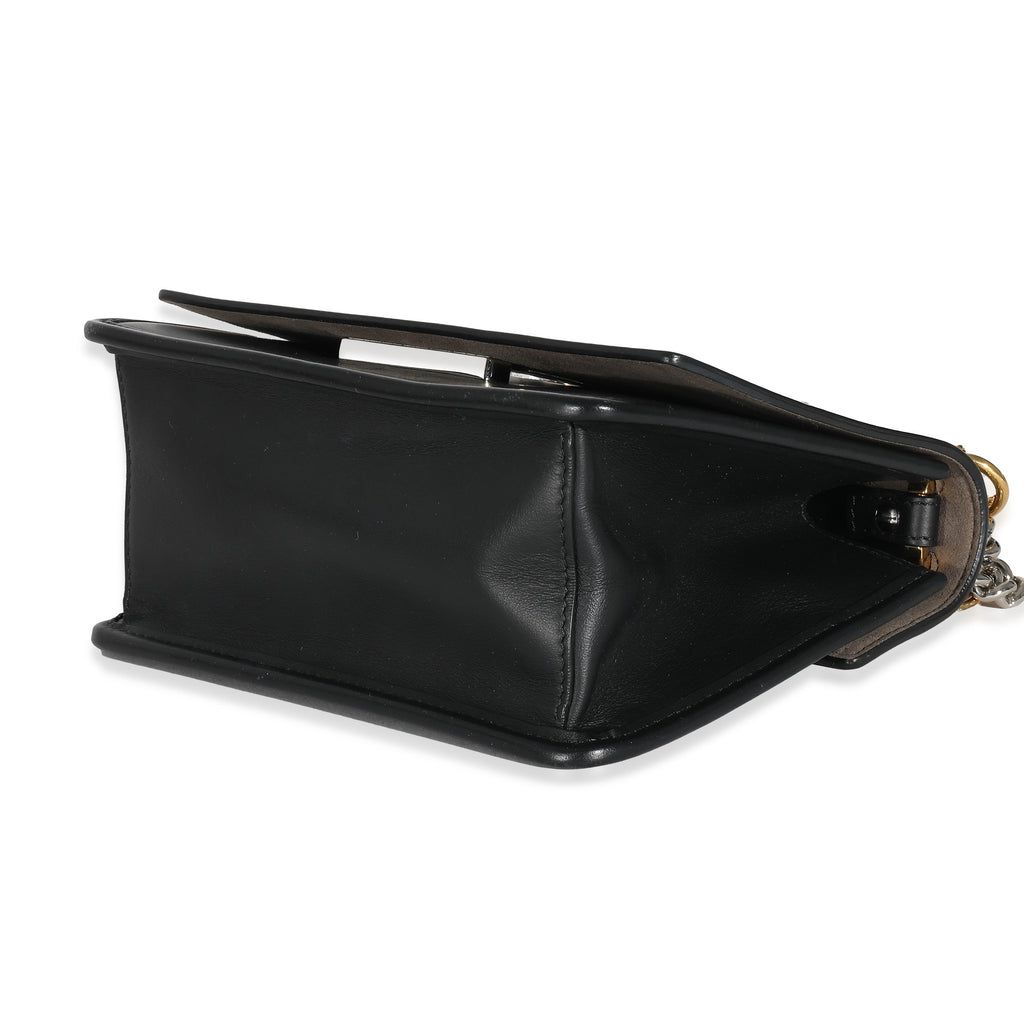 FENDI - Black Vitello Century Opaco F is Fendi Kan I Bag