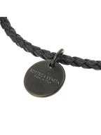 Bottega Veneta Intrecciato Leather Bracelet Black