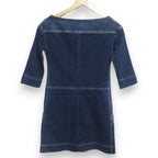 Louis Vuitton Collection Model Denim Dress