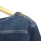 Louis Vuitton Collection Model Denim Dress