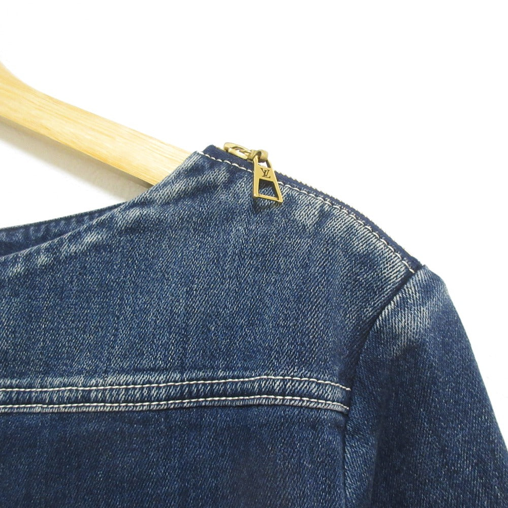 Louis Vuitton Collection Model Denim Dress