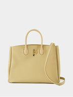Burberry Rocking Horse Small Tote Bag Sand