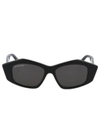 Balenciaga pentagon sunglasses black