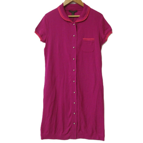 Louis Vuitton French Sleeve Cotton Knit Dress