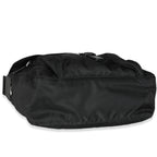 PRADA Black Re-Nylon Front Pocket Shoulder Bag