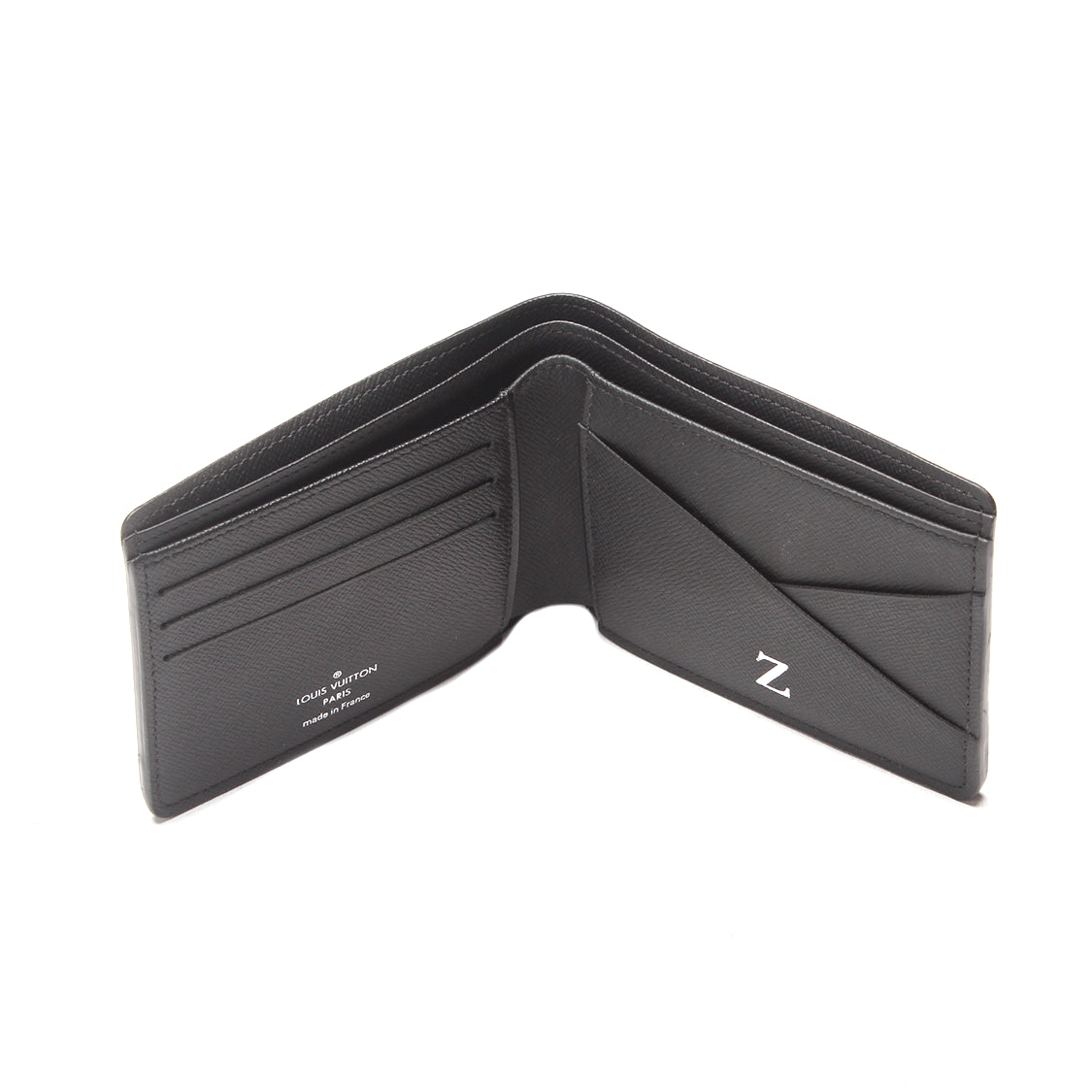 Louis Vuitton Damier Graphite Portefeuille Slender Canvas Short Wallet N63261 in New Condition