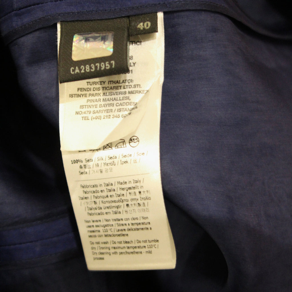 Fendi blue silk dress