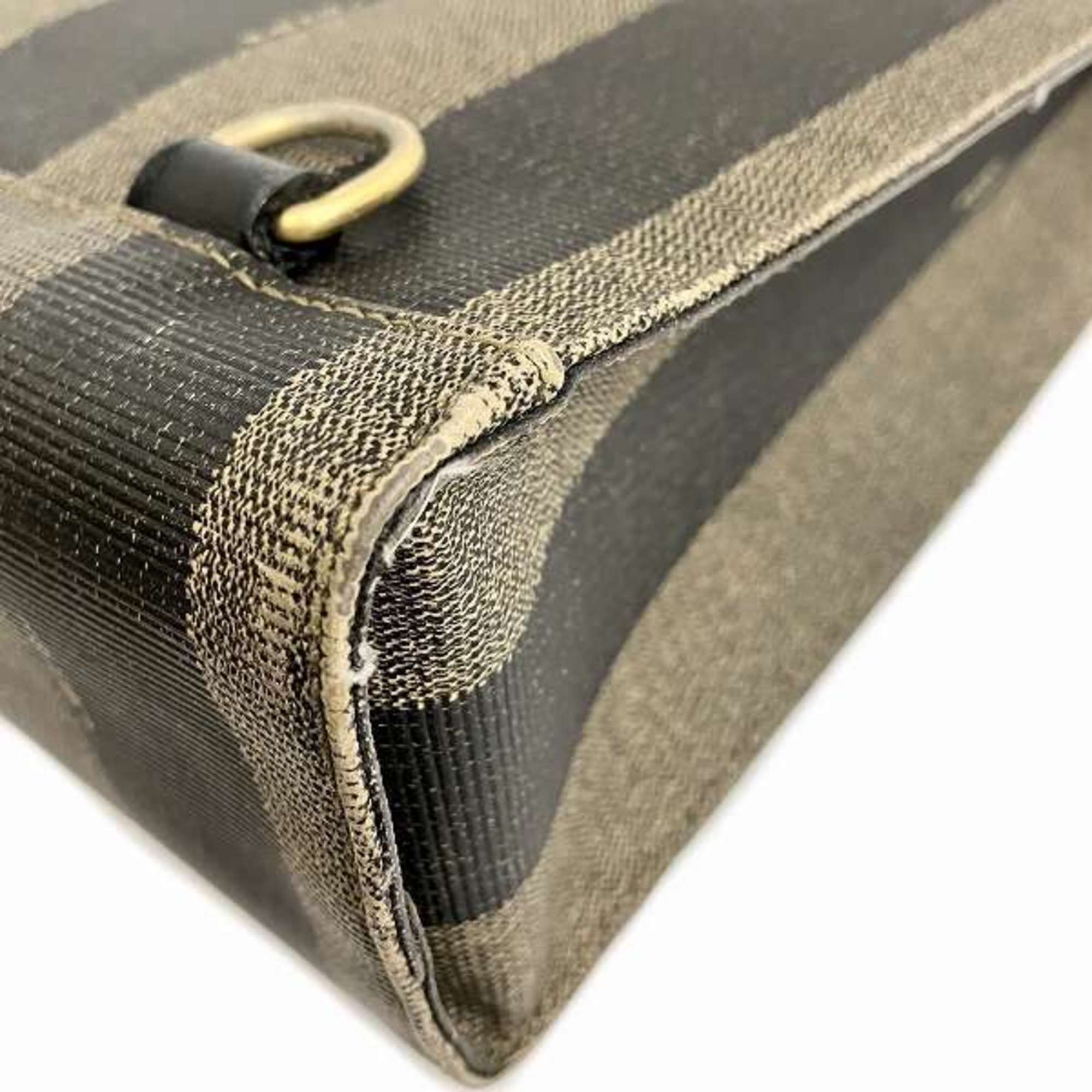 Fendi  Pvc Leather Shoulder Bag Tote Bag ()