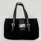 Fendi Baguette Suede Tote YVEAE485