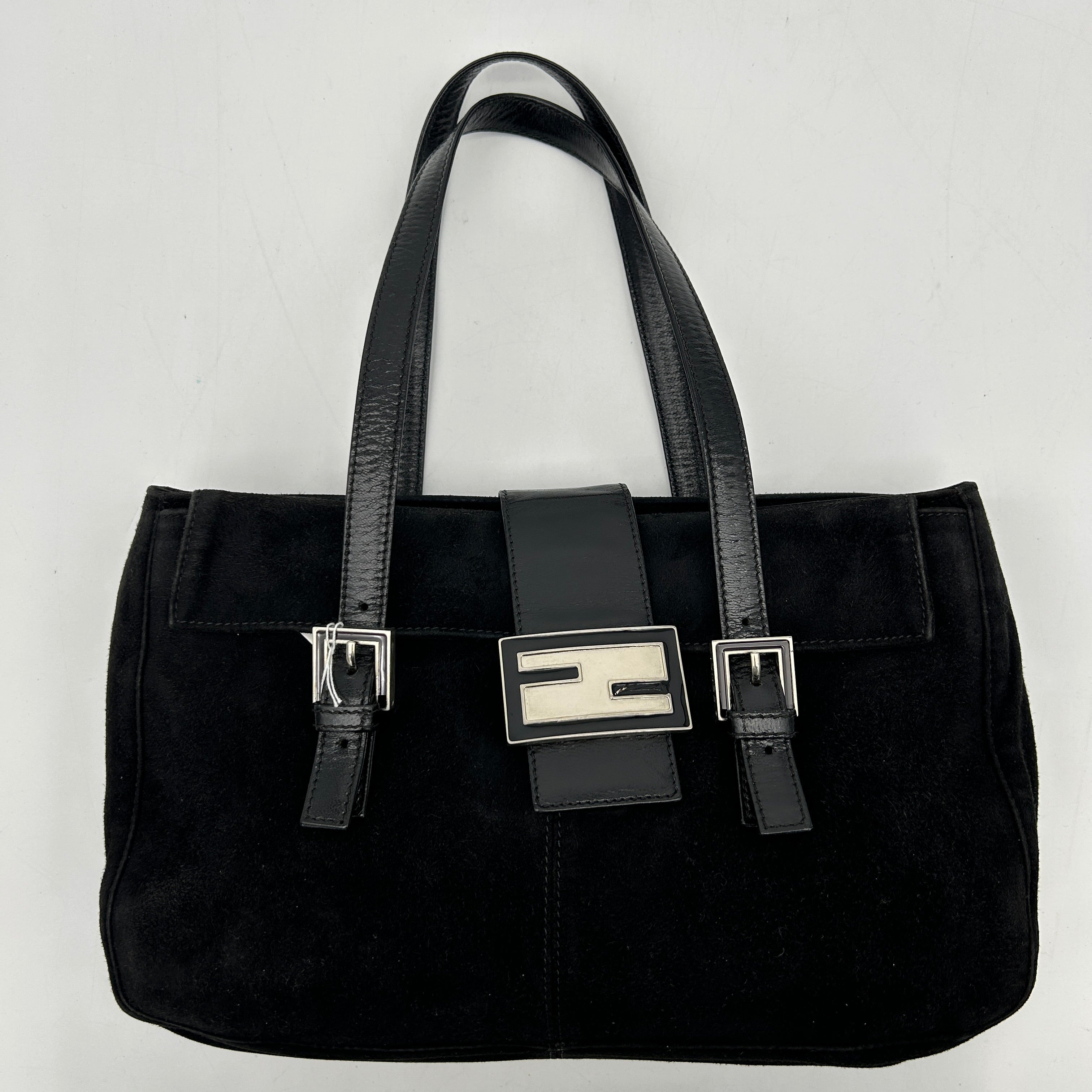 Fendi Baguette Suede Tote YVEAE485