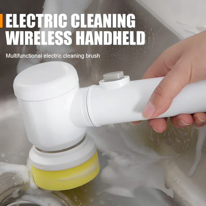 Waterproof 5-in-1 Rechargeable Electric Scrub Gun