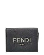 FENDI Trifold Leather Wallet