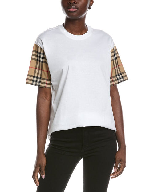 Burberry Vintage Check Detail T-Shirt