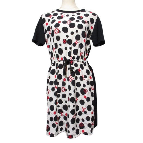 Louis Vuitton POLKA DOT DRESS Monogram Silk Dress