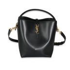 SAINT LAURENT - Black Smooth Leather Le 37 Bucket Bag