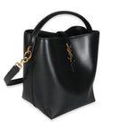 SAINT LAURENT - Black Smooth Leather Le 37 Bucket Bag