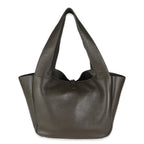 SAINT LAURENT - Grey Grained Goatskin Le 5 À 7 Bea Tote