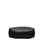 Saint Laurent Tote Shopper Bag in Calf Leather Black 394195