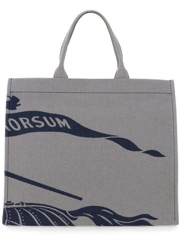 Burberry EKD Canvas Medium Tote Bag Grey