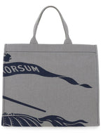 Burberry EKD Canvas Medium Tote Bag Grey