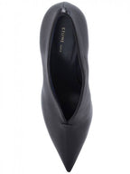 CELINE WoMen's V Neck Soft Pumps Heel Black