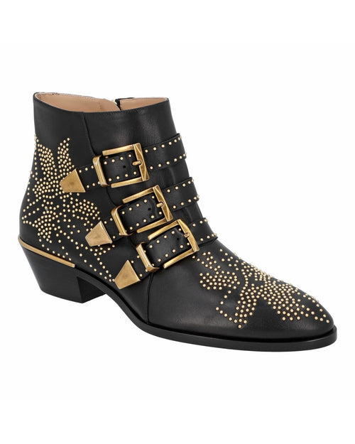 Chloe Sonnie Studded Ankle Boots Women Black
