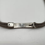 Fendi Silver Metal Belt