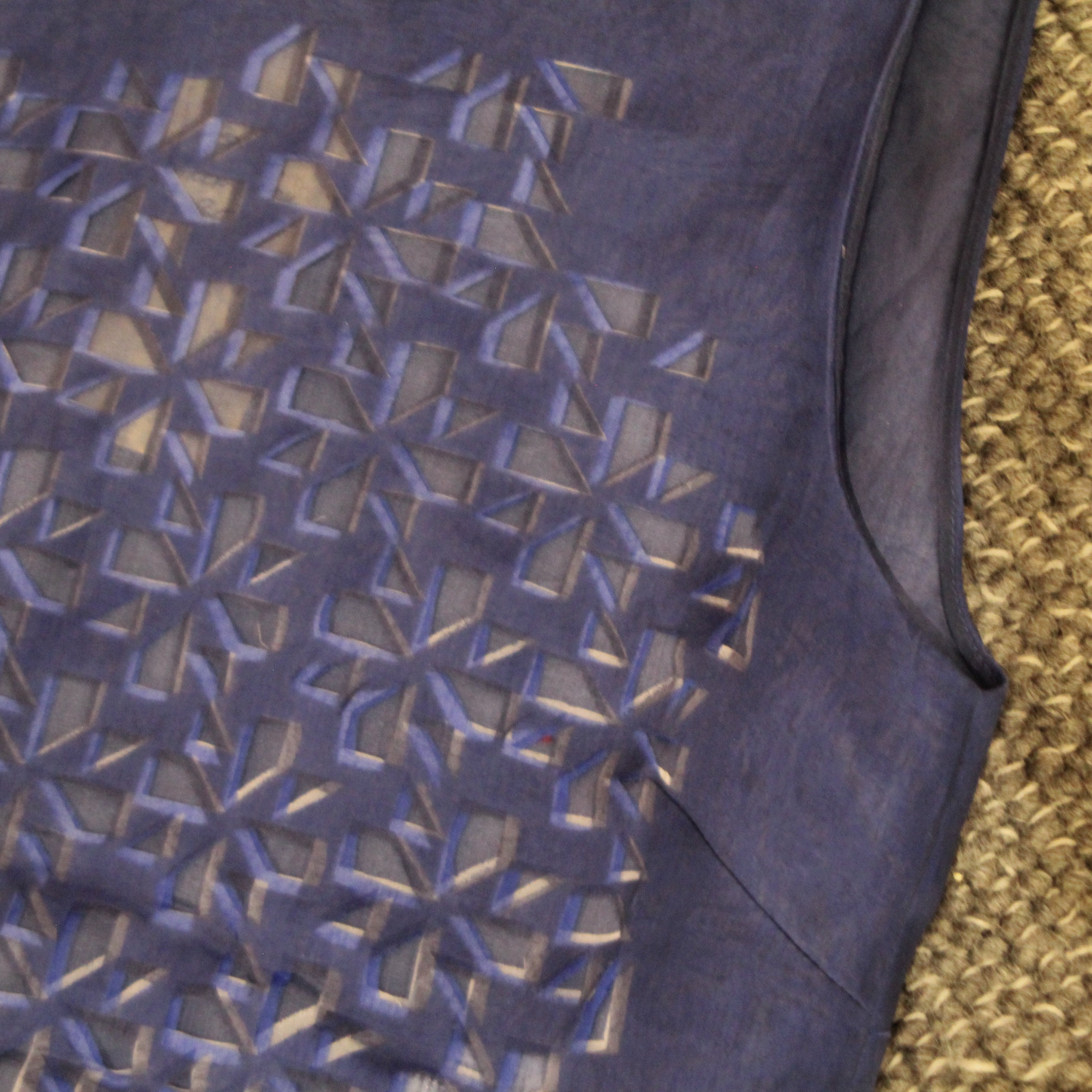 Fendi blue silk dress