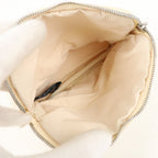 HERMES Set of 2 Bolide Pouch MM & Mini Canvas Leather Ivory Red