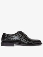 Fendi Patent Leather Lace Up Derby Black