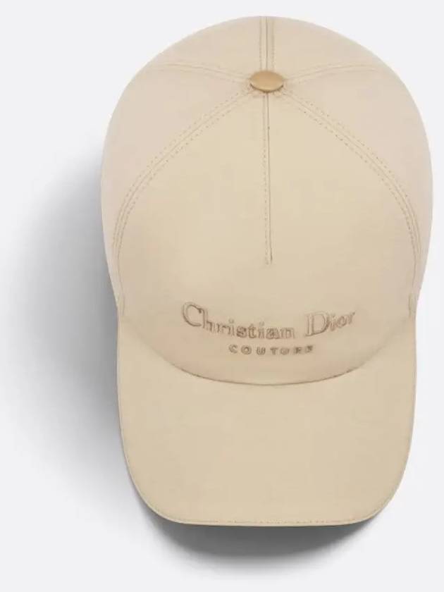 Couture Base Ball Cap Blue Beige Dior