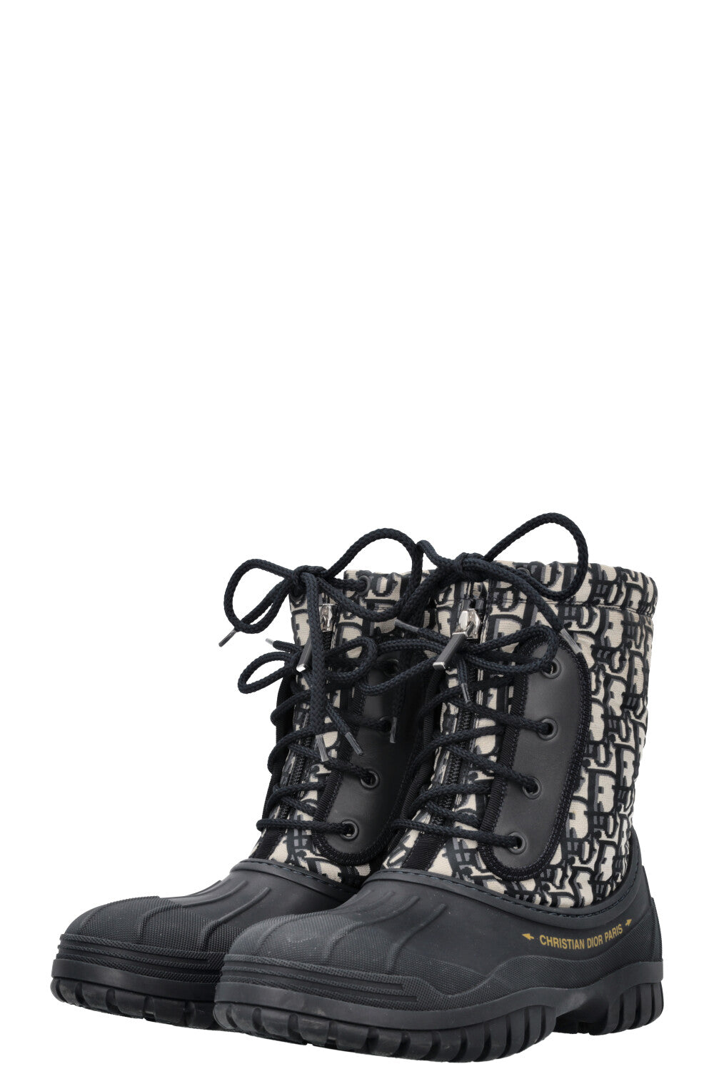 CHRISTIAN DIOR D-Venture Ankle Boots Navy