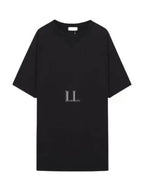 Embroidered Logo Short Sleeve T-shirt Black Dior