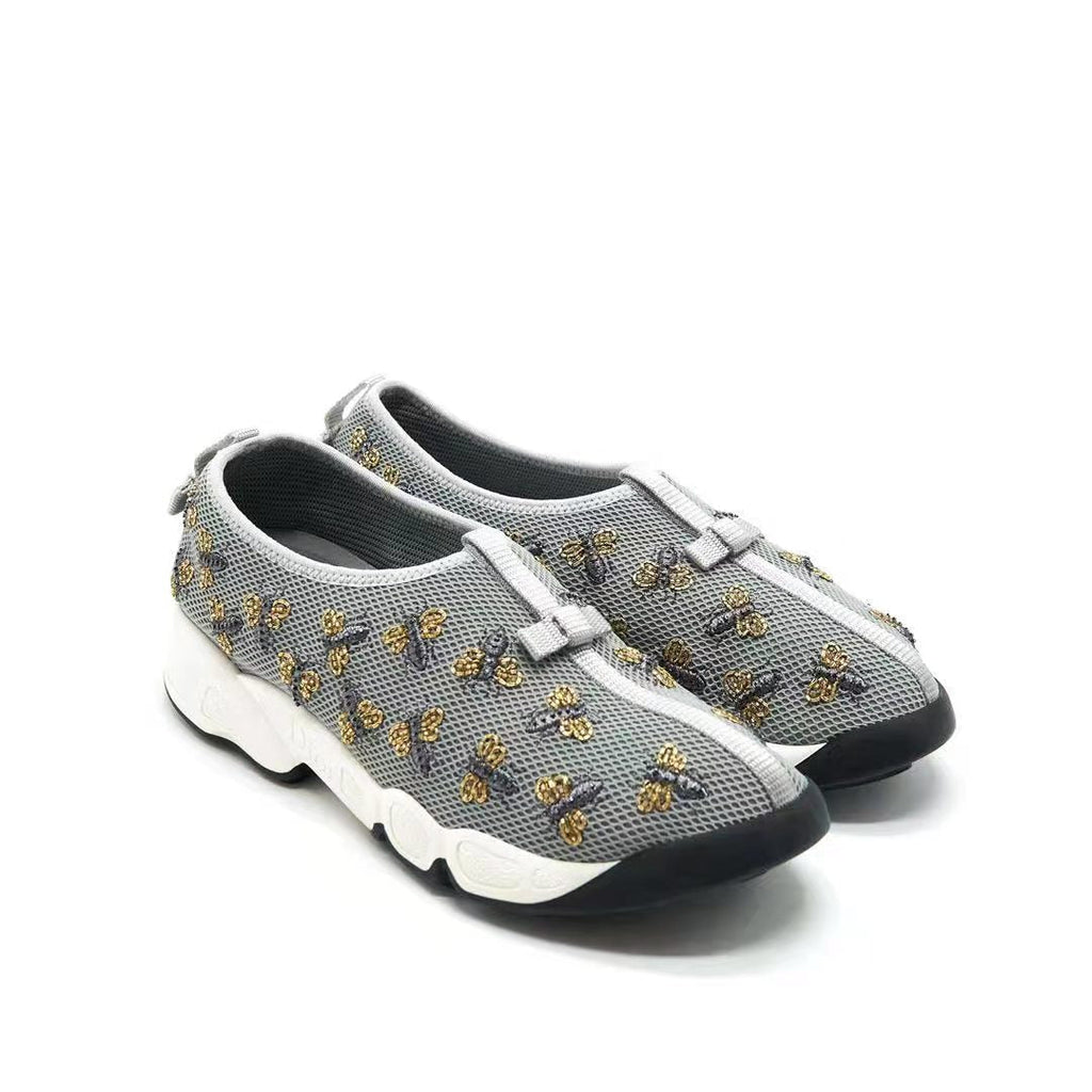 Dior size 37.5 Fusion Sneakers grey