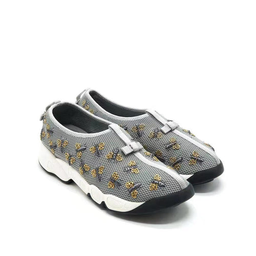 Dior size 37.5 Fusion Sneakers grey