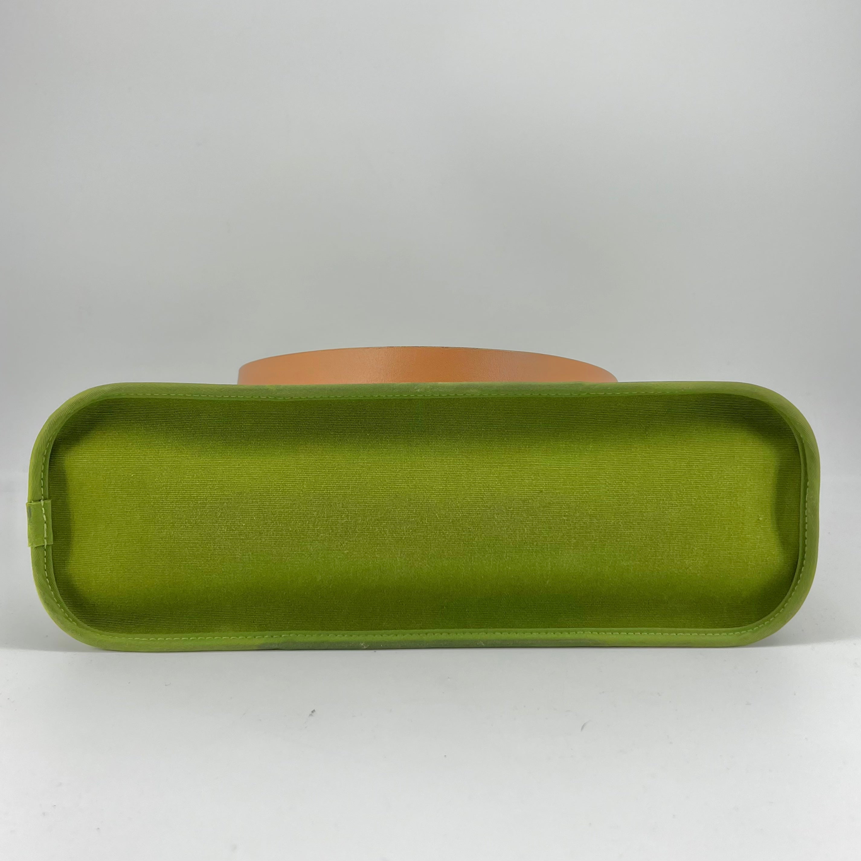 Hermes Green Canvas Cabag Elan PM Bag