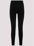 Balenciaga reflective logo leggings black