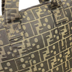 Fendi Zucca  Nylon Handbag Tote Bag ()