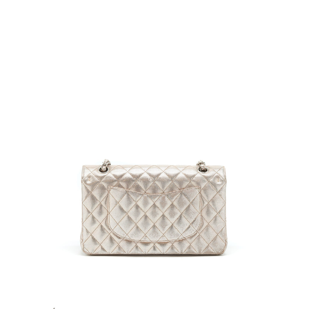 CHANEL SEASONAL MEDIUM FLAP BAG IN CHAMPAGNE PINK SHW