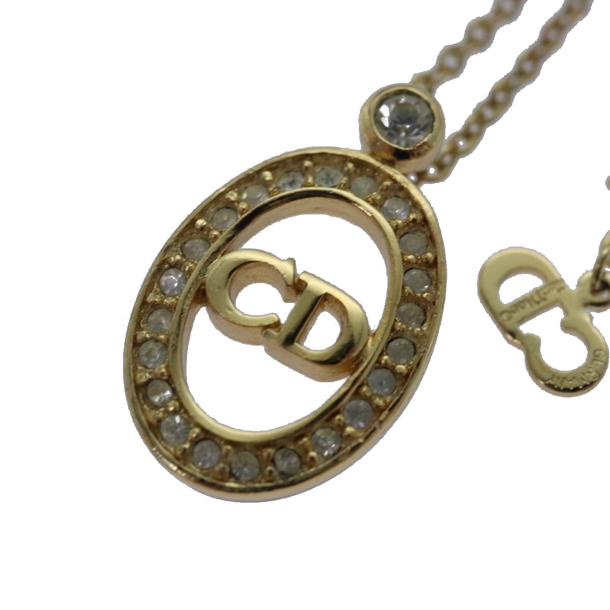 Dior Diamond Necklace  Metal Necklace Jewelry (Pre-Owned)