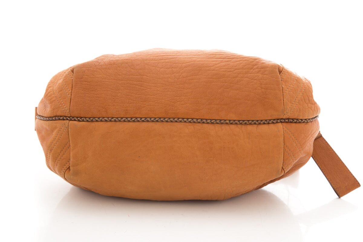 Fendi Mini Spy Cognac Leather Handbag