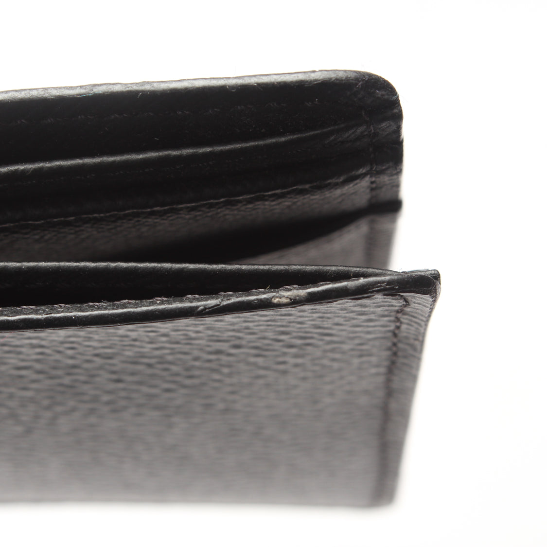Louis Vuitton Damier Graphite Portefeuille Slender Canvas Short Wallet N63261 in New Condition
