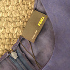 Fendi blue silk dress