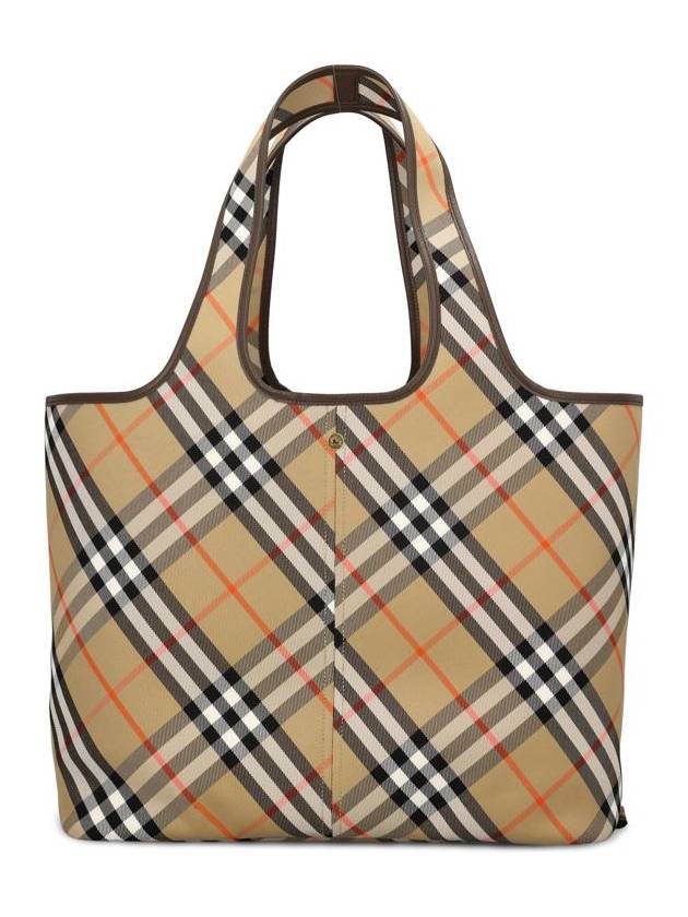 Burberry Check Medium Tote Bag Sand