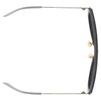 Fendi Zucca FF Logo Shield Sunglasses in Brown Acetate