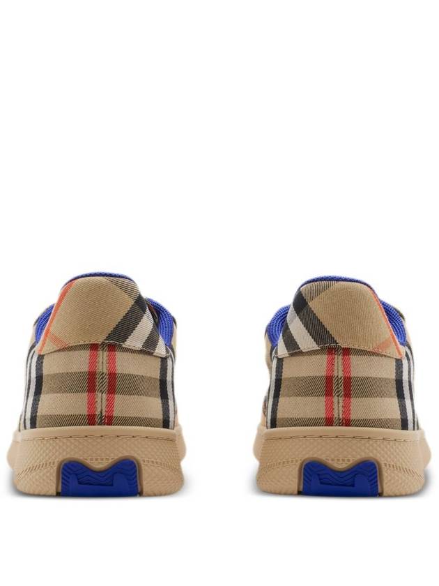Burberry Terrace Check Low Top Sneakers Beige