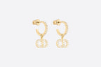 DIOR DROP EARRINGS GOLD
